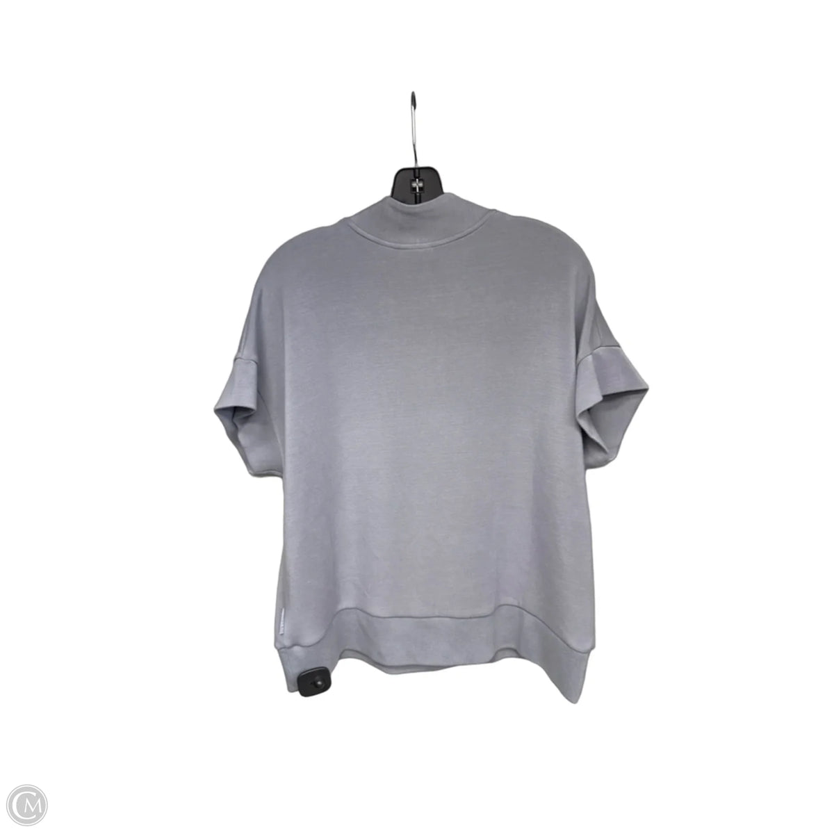 Athletic Top Short Sleeve By Varley In Blue, Size: M