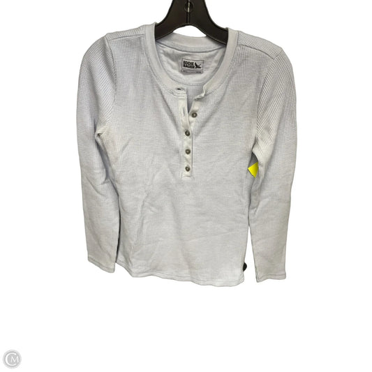 Top Long Sleeve By Eddie Bauer In Blue, Size: S