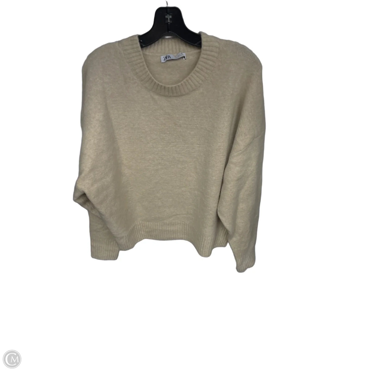 Sweater By Zara In Beige, Size: L
