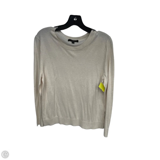 Sweater By Banana Republic In Cream, Size: L