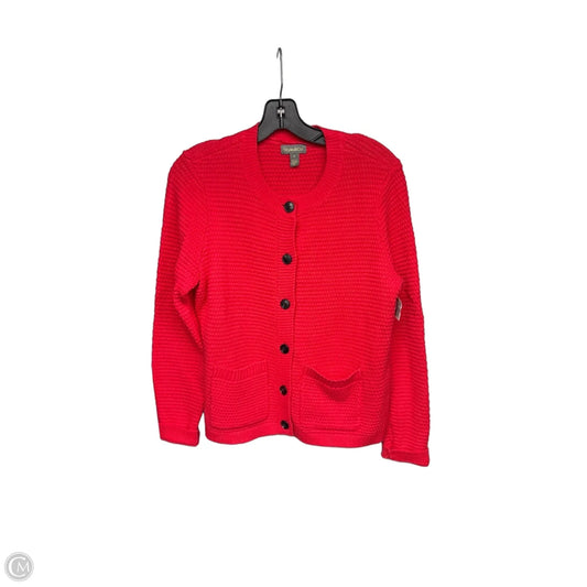 Cardigan By Style And Company In Red, Size: M