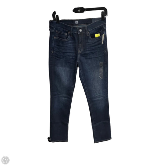 Jeans Skinny By Gap In Blue Denim, Size: 6
