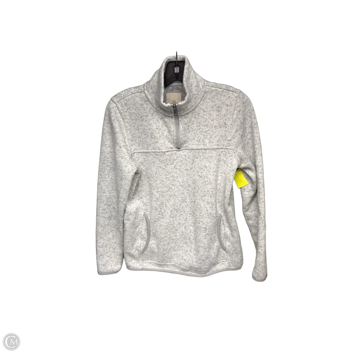 Jacket Fleece By Thread And Supply In Grey, Size: S