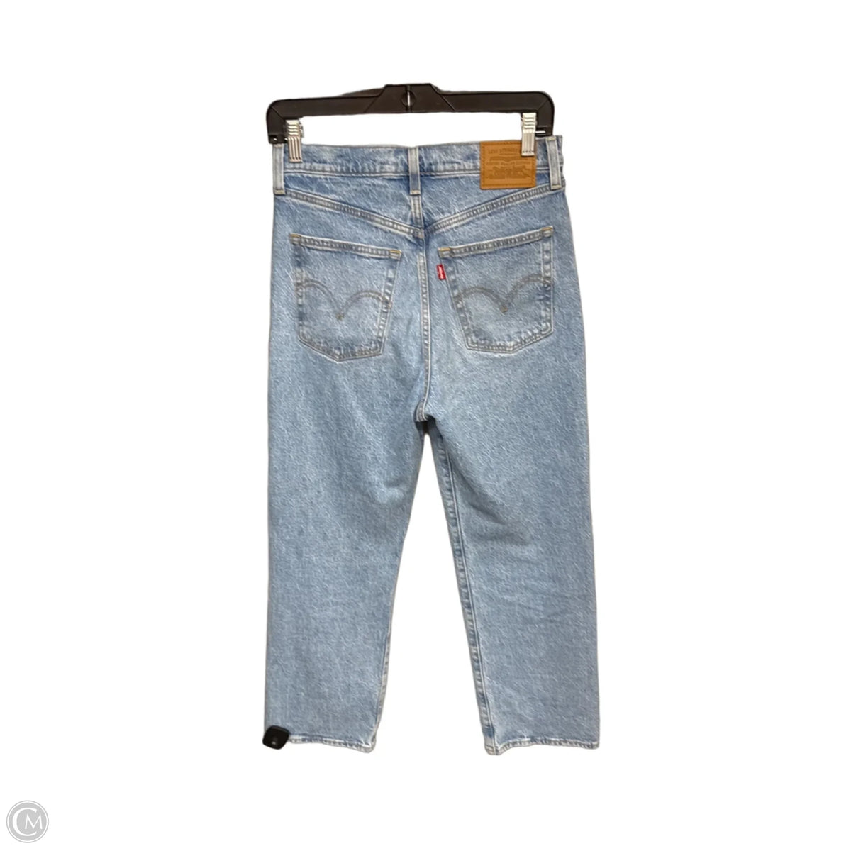 Jeans Straight By Levis In Blue Denim, Size: 6