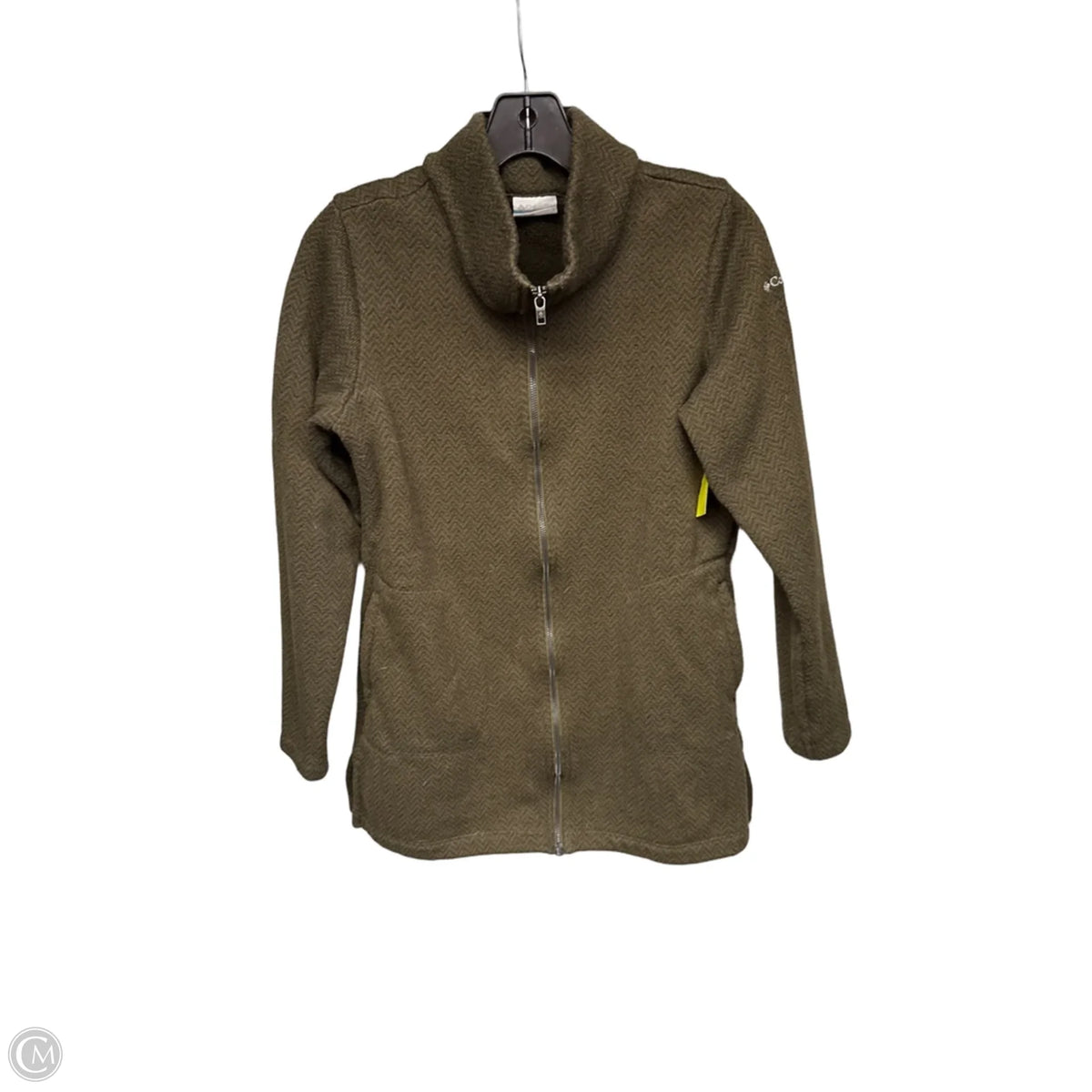 Athletic Jacket By Columbia In Green, Size: M