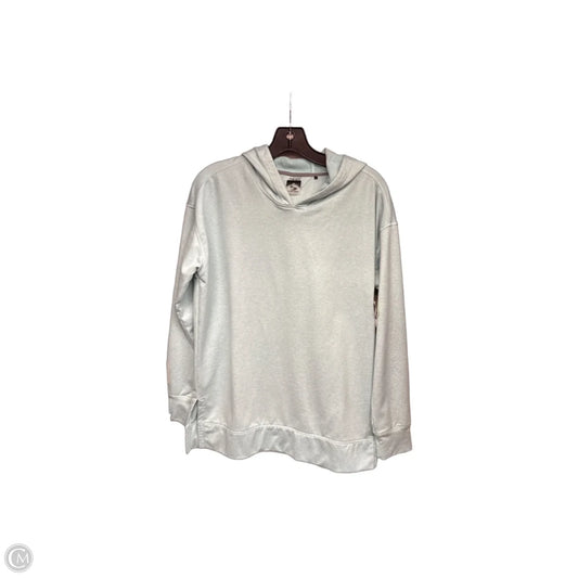 Athletic Top Long Sleeve Hoodie By Clothes Mentor In Aqua, Size: M