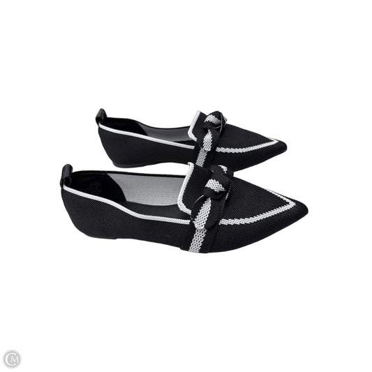 Shoes Flats By Tahari In Black & White, Size: 7.5