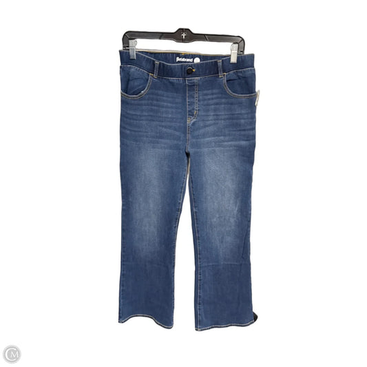 Jeans Boot Cut By Betabrand In Blue Denim, Size: Lp