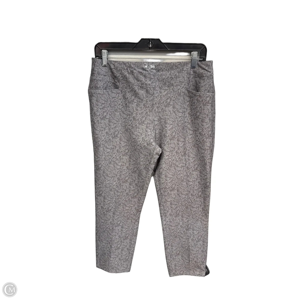 Athletic Pants By Adidas In Grey & Purple, Size: M