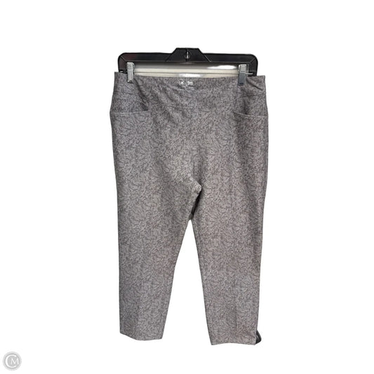 Athletic Pants By Adidas In Grey & Purple, Size: M