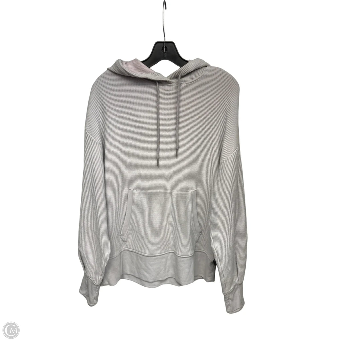 Sweatshirt Hoodie By Athleta In Grey, Size: M