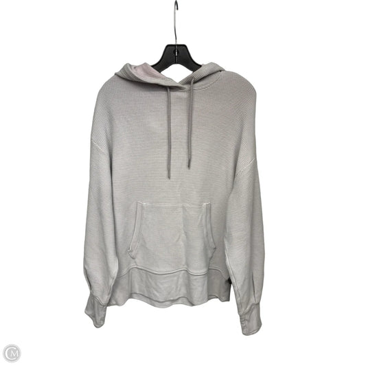 Sweatshirt Hoodie By Athleta In Grey, Size: M