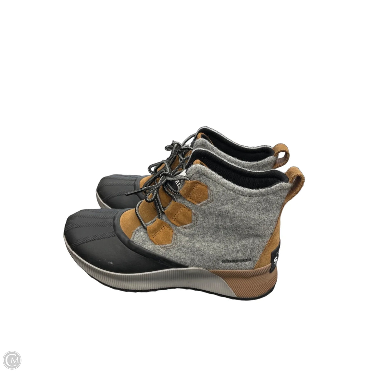 Boots Snow By Sorel In Brown & Grey, Size: 7.5