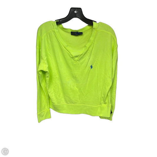 Top Long Sleeve By Polo Ralph Lauren In Yellow, Size: M