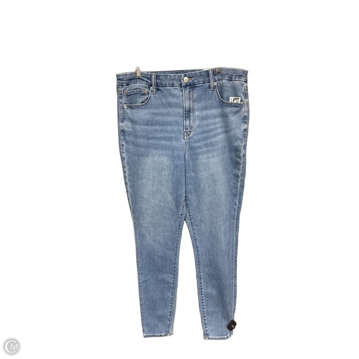 Jeans Straight By American Eagle In Blue Denim, Size: L