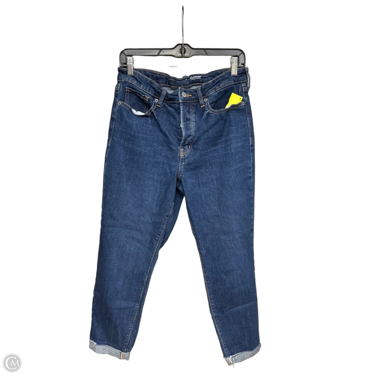 Jeans Straight By Old Navy In Blue Denim, Size: 8
