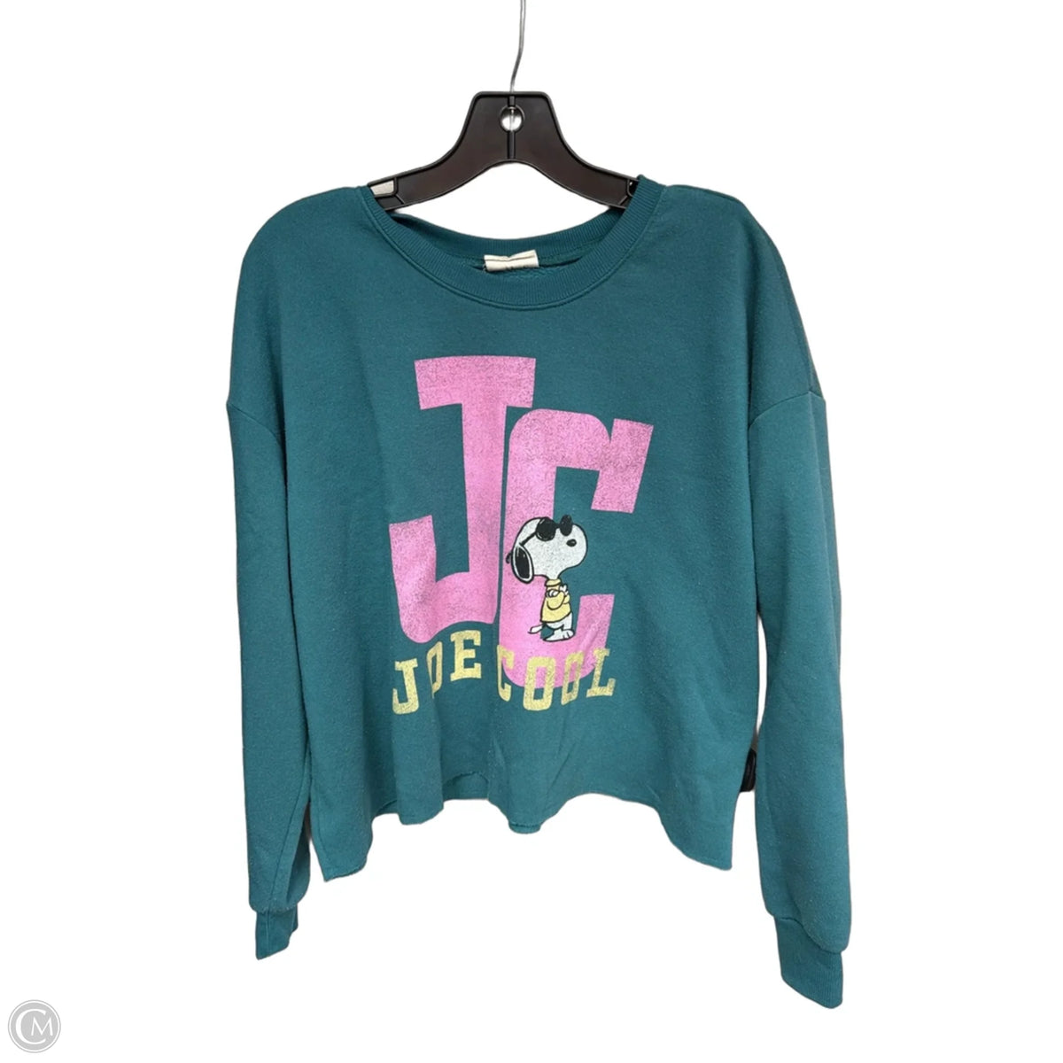 Sweatshirt Crewneck By Cmc In Teal, Size: M
