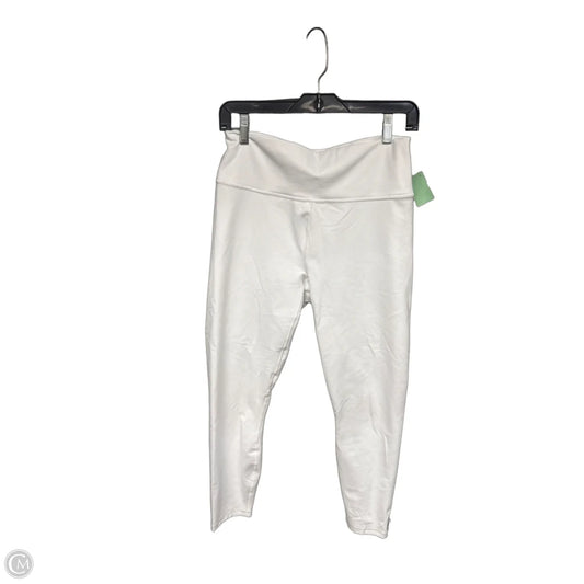 Athletic Leggings By Fabletics In White, Size: L