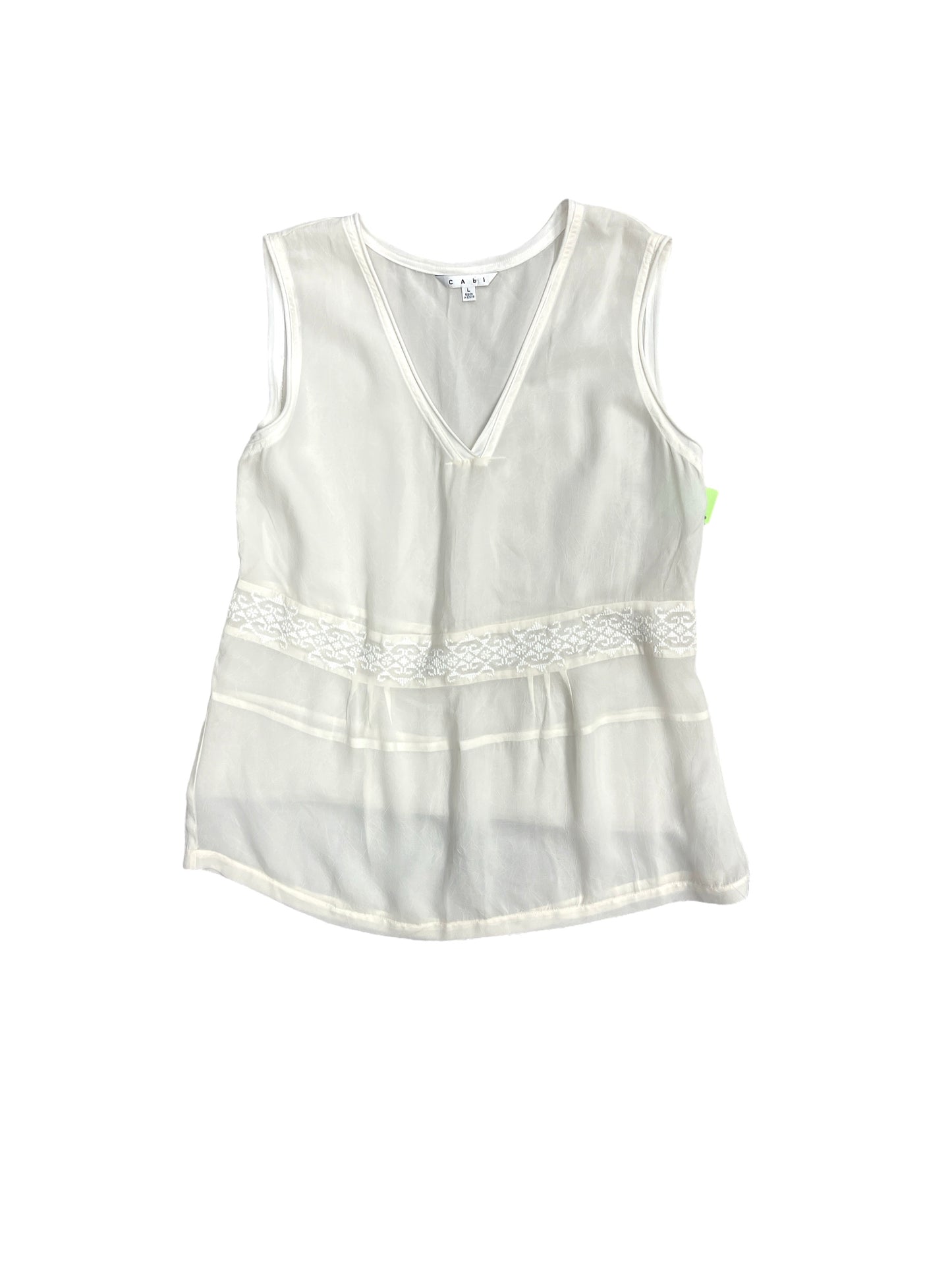 Top Sleeveless By Cabi  Size: L