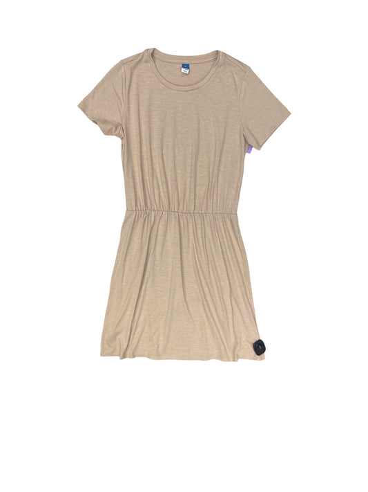 Beige Dress Casual Midi Old Navy, Size M