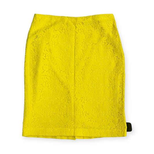 Yellow Skirt Midi Ann Taylor, Size 6