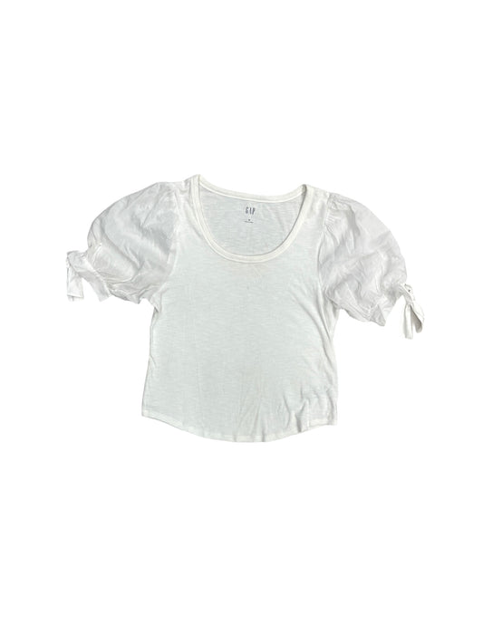 White Top Short Sleeve Gap, Size M