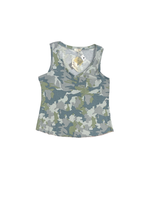 Camouflage Print Top Sleeveless Mystree, Size M