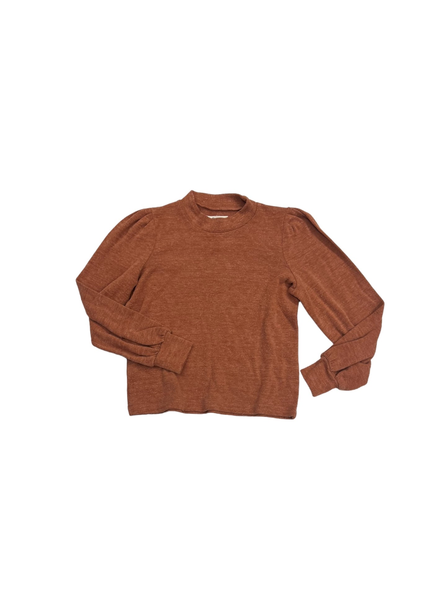 Top Long Sleeve By Madewell In Orange, Size: Xs