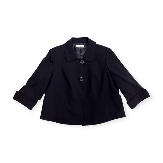 Blazer By Tahari By Arthur Levine In Black, Size: 22