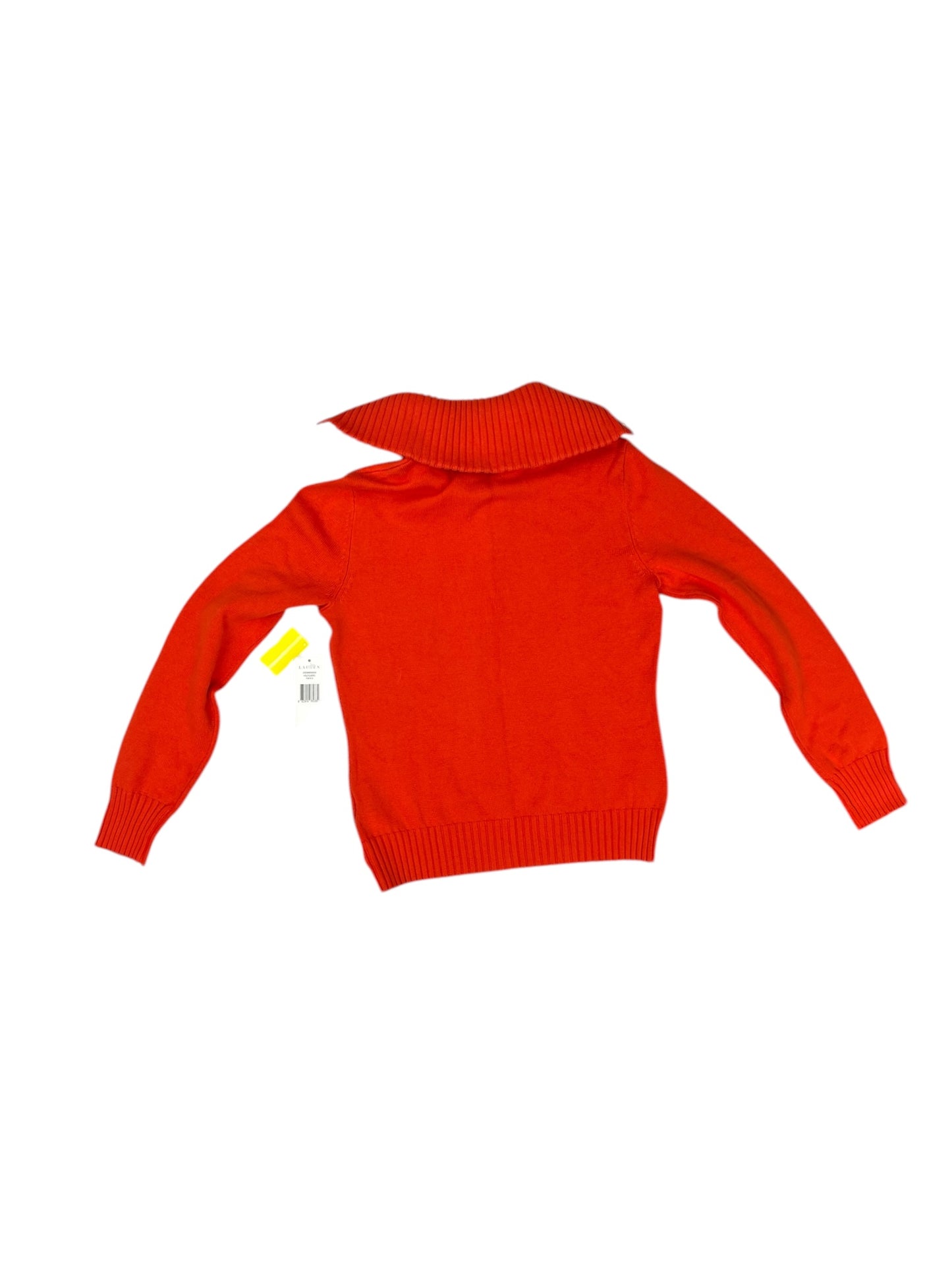 Sweater By Lauren By Ralph Lauren In Orange, Size: S