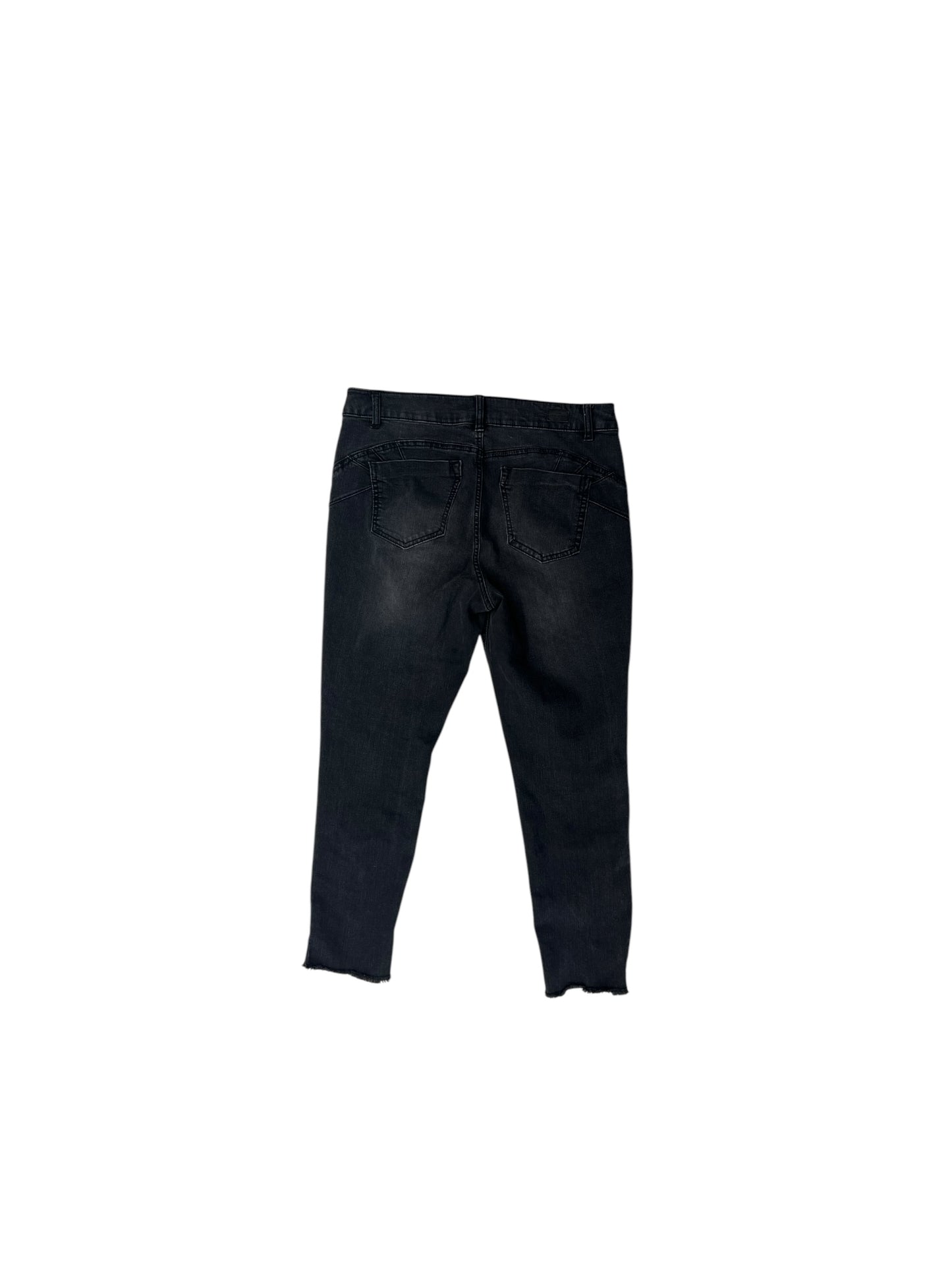 Jeans Straight By Clothes Mentor In Black, Size: 14