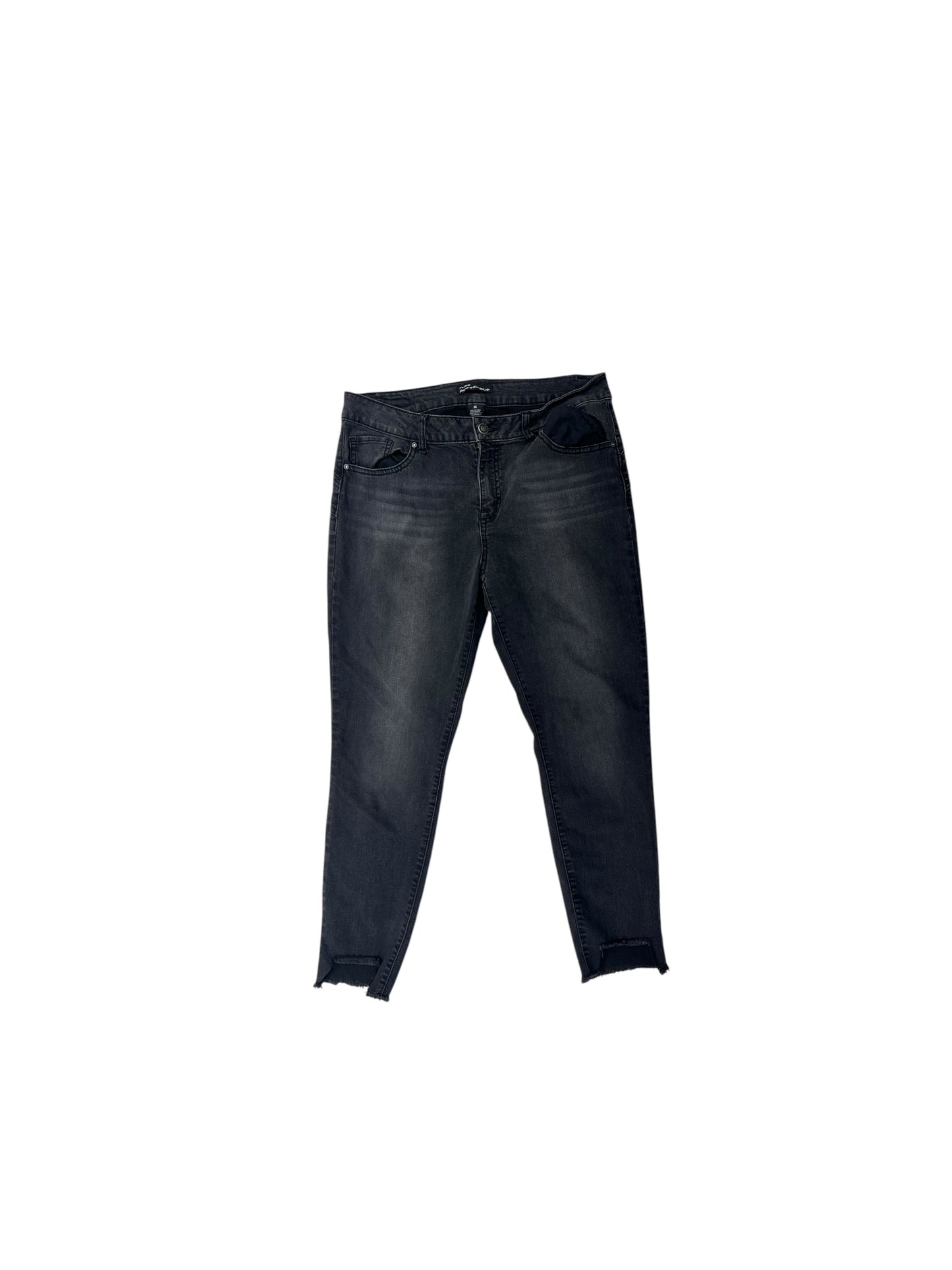 Jeans Straight By Clothes Mentor In Black, Size: 14