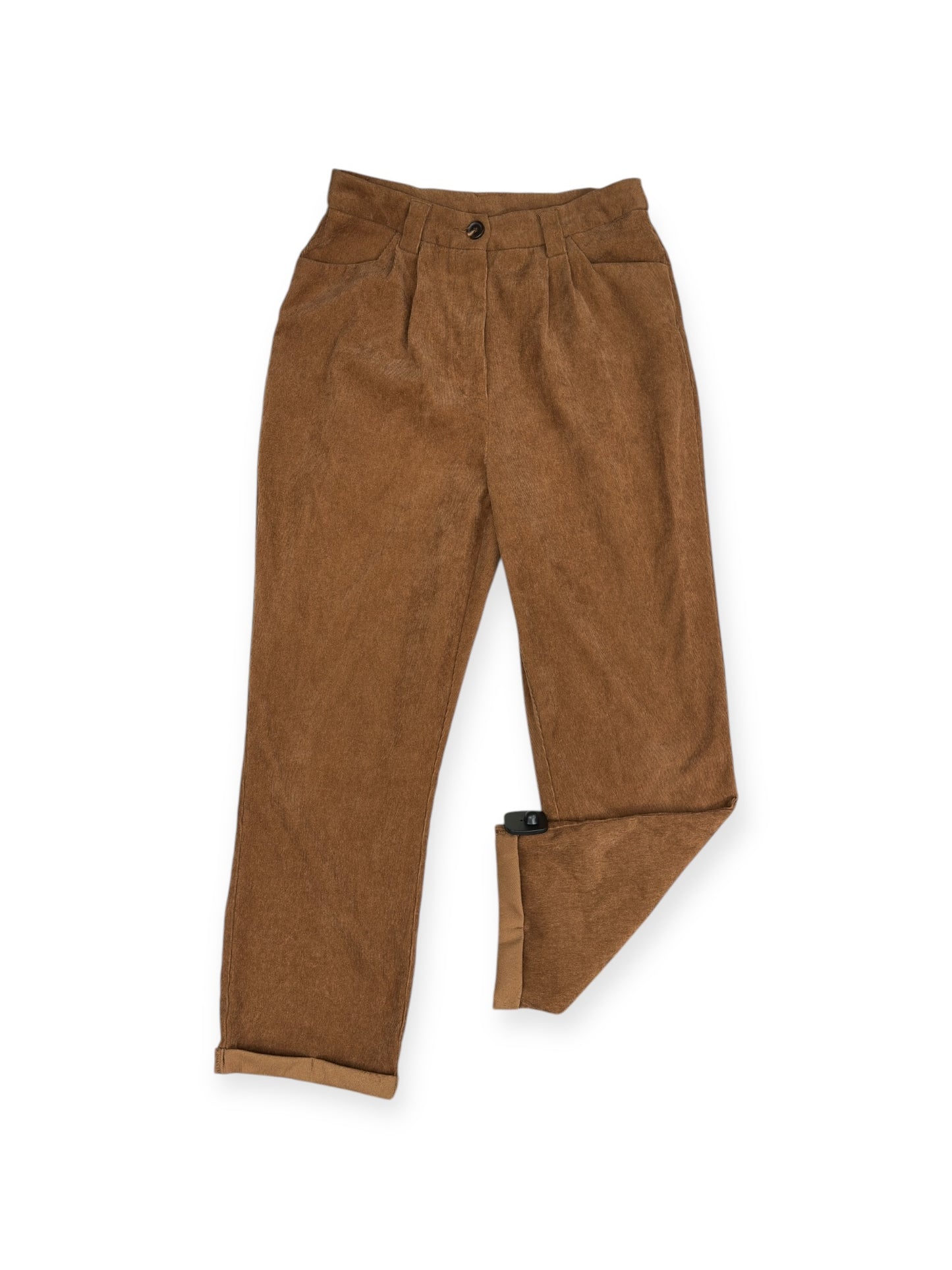 Pants Corduroy By Shein In Brown, Size: M