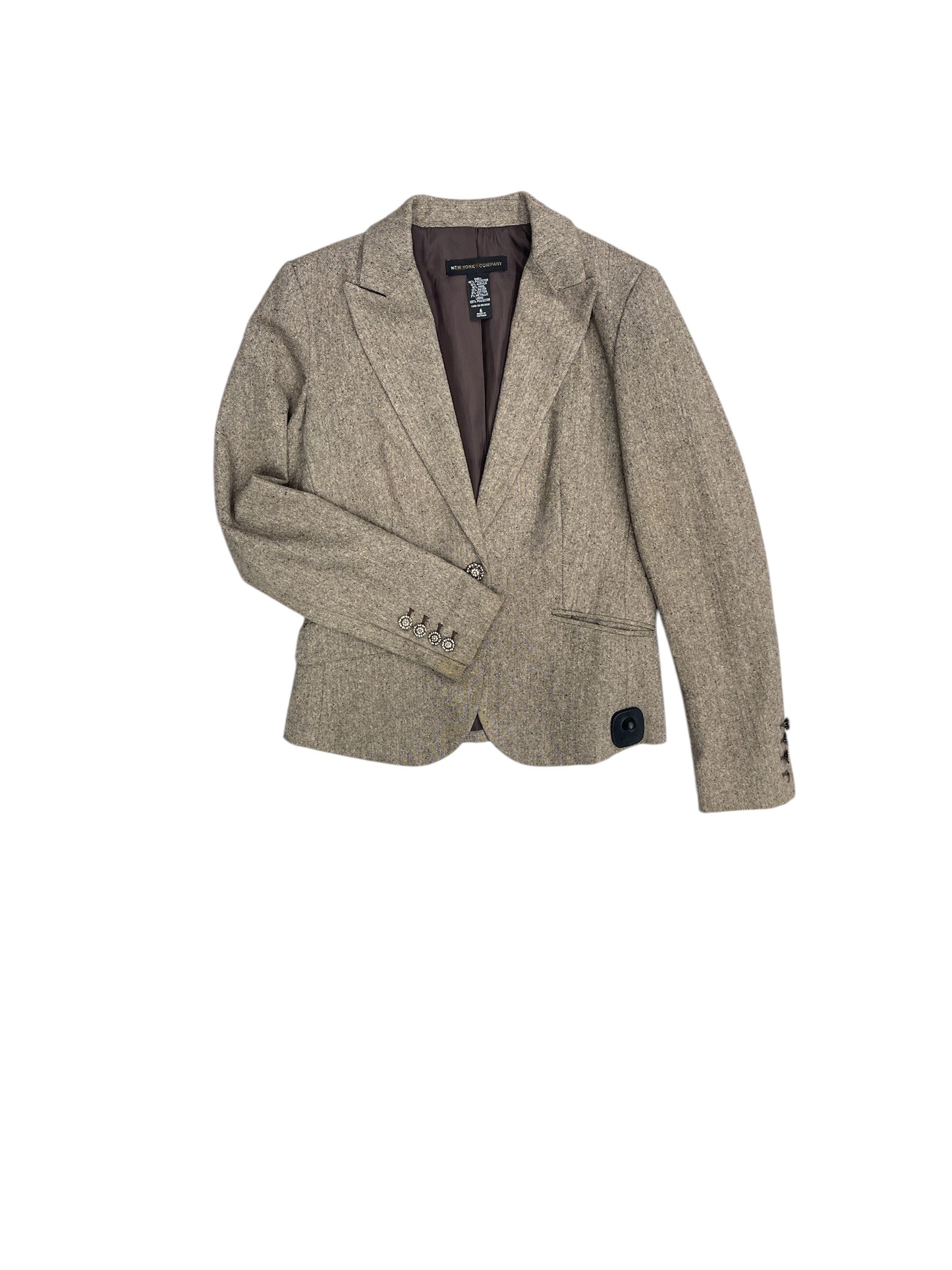 Blazer By New York And Co In Brown, Size: 6