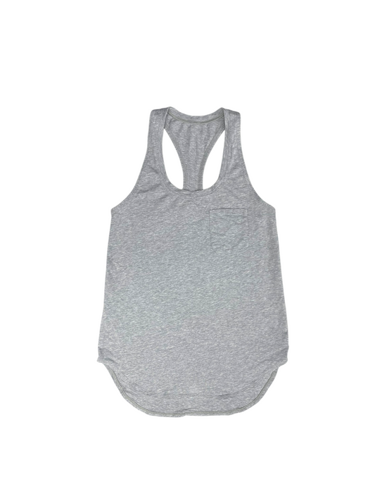 Athletic Tank Top By Lululemon In Grey, Size: Xs