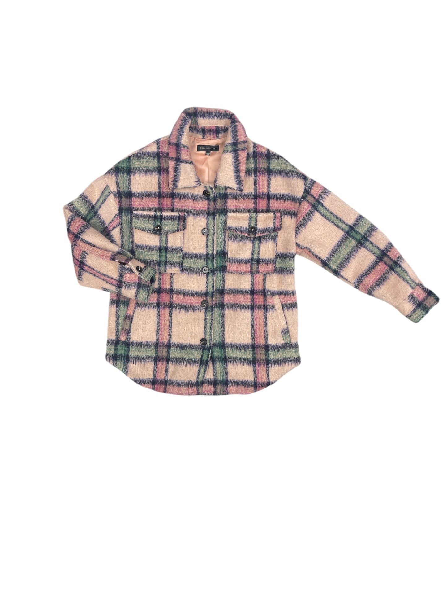 Coat Other By Cmc In Plaid Pattern, Size: S