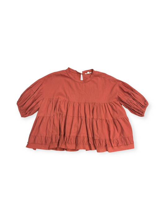 Top SS Sleeve By Newbury Kustom In Orange, Size: S