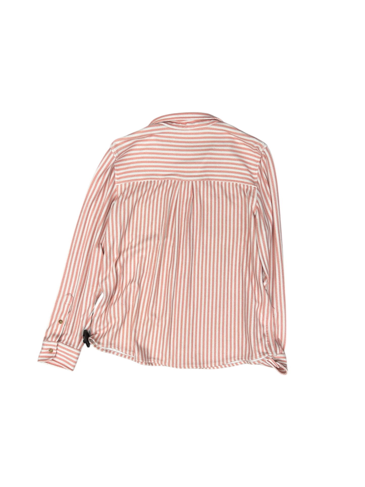 Top Long Sleeve By Faherty In Striped Pattern, Size: Xl