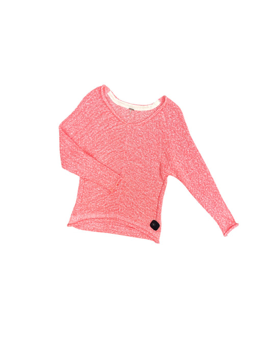 Sweater By Free People In Orange, Size: Xs