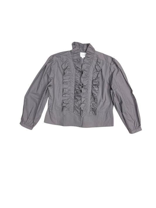 Top Long Sleeve By Clothes Mentor In Grey, Size: M