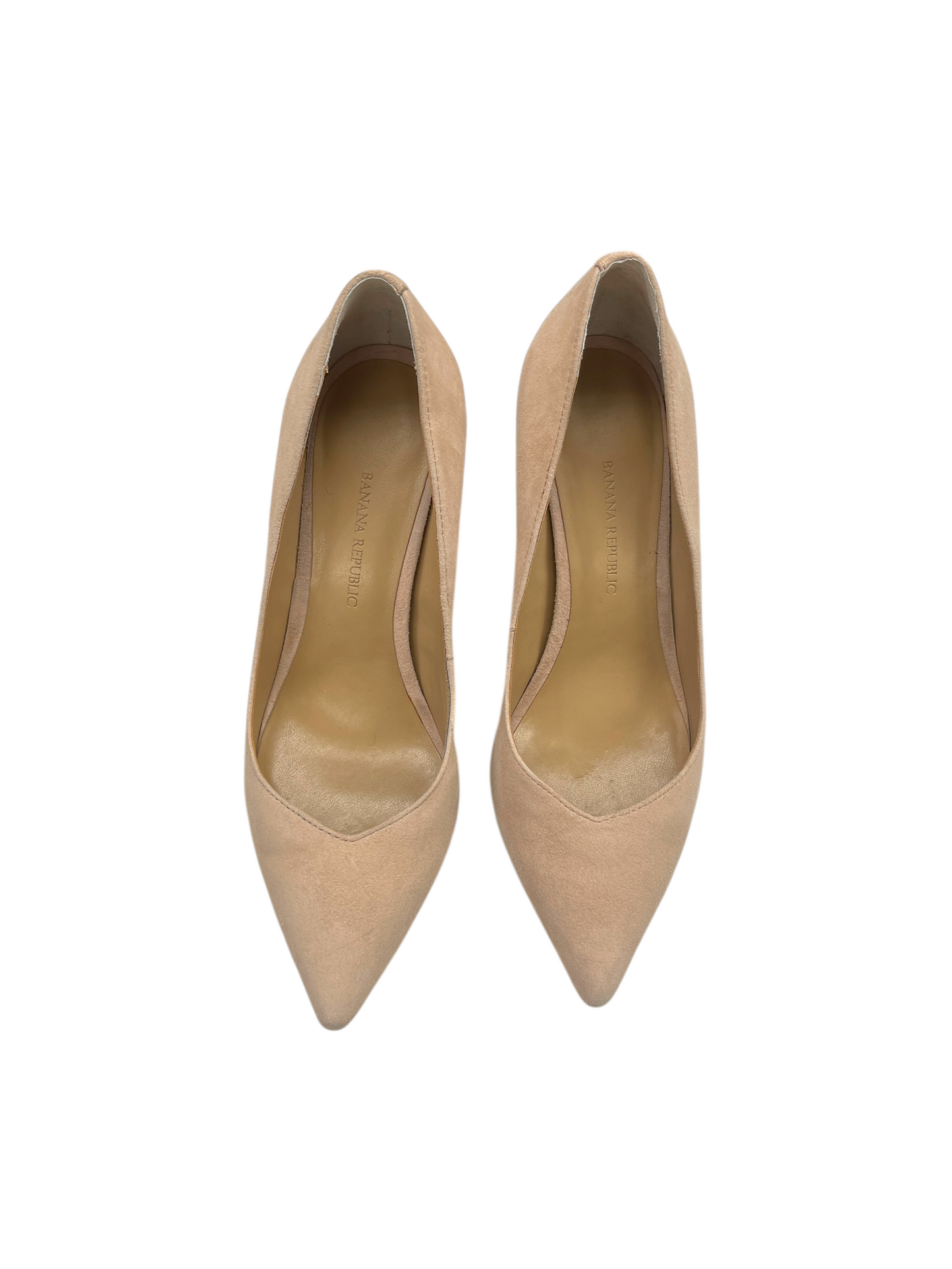 Shoes Heels Kitten By Banana Republic In Beige, Size: 6