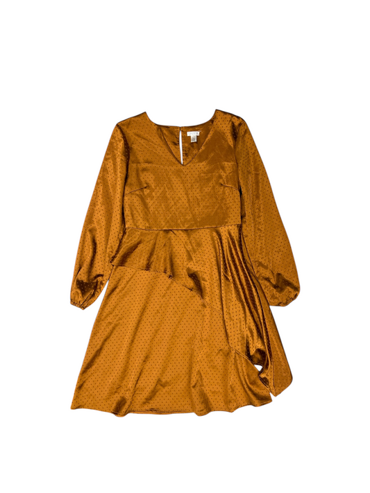 Dress Casual Midi By Spense In Bronze, Size: 4