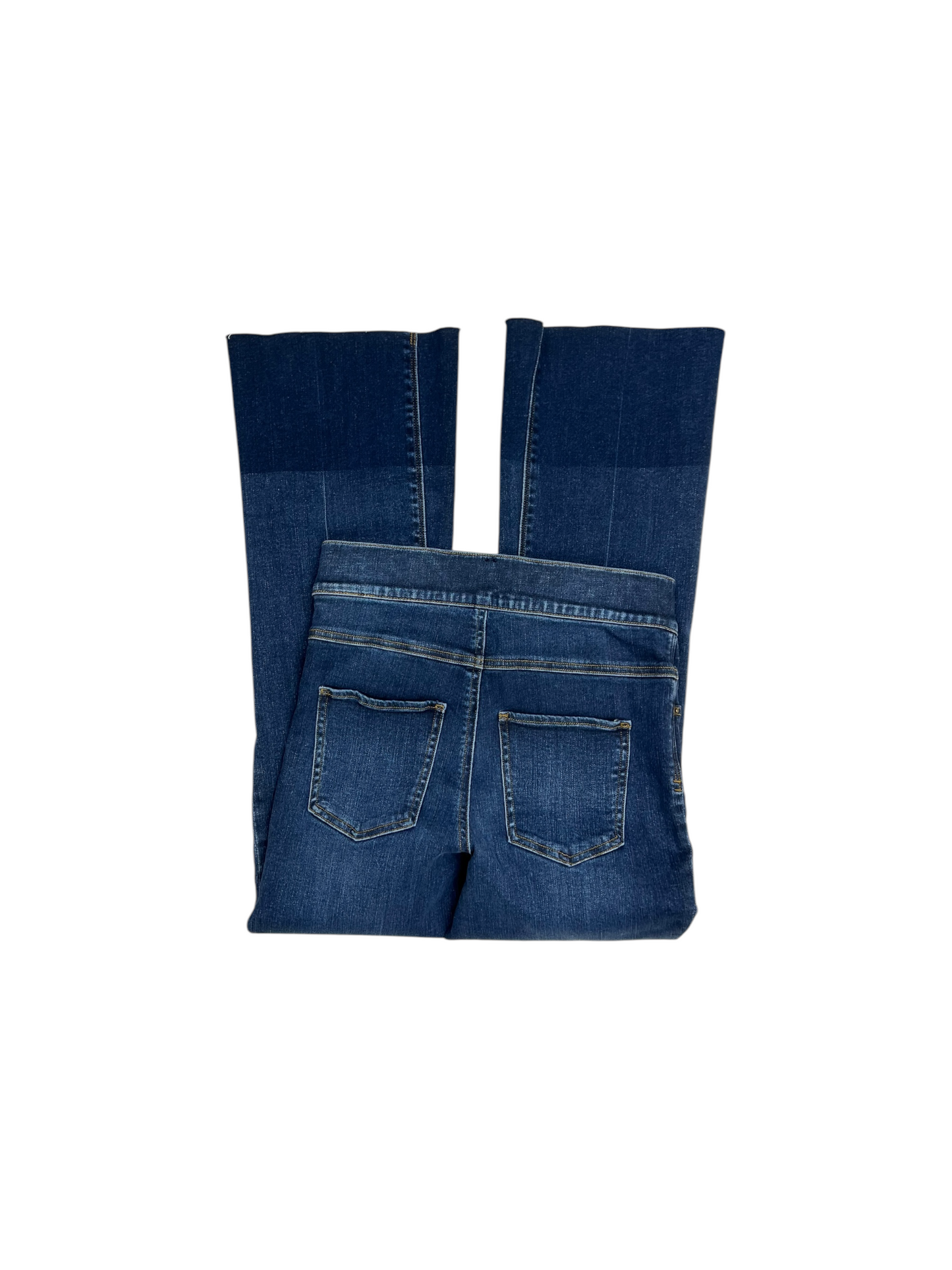 Jeans Flared By Spanx In Blue Denim, Size: Xs