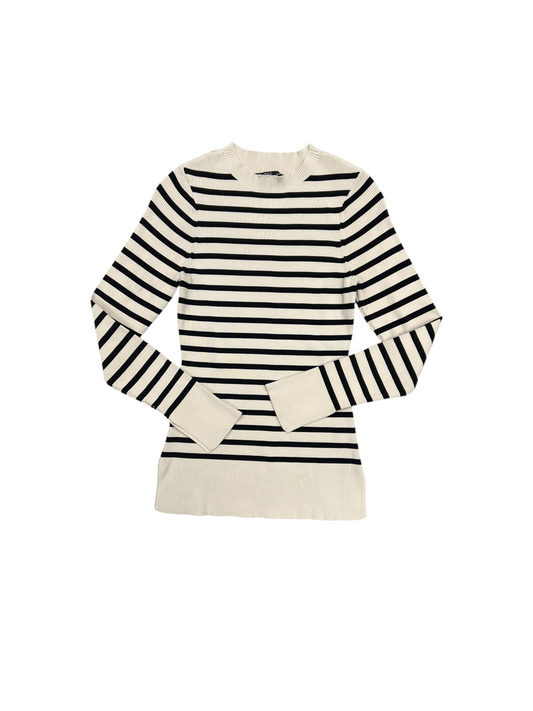 Top Long Sleeve By Velvet Heart In Striped Pattern, Size: S