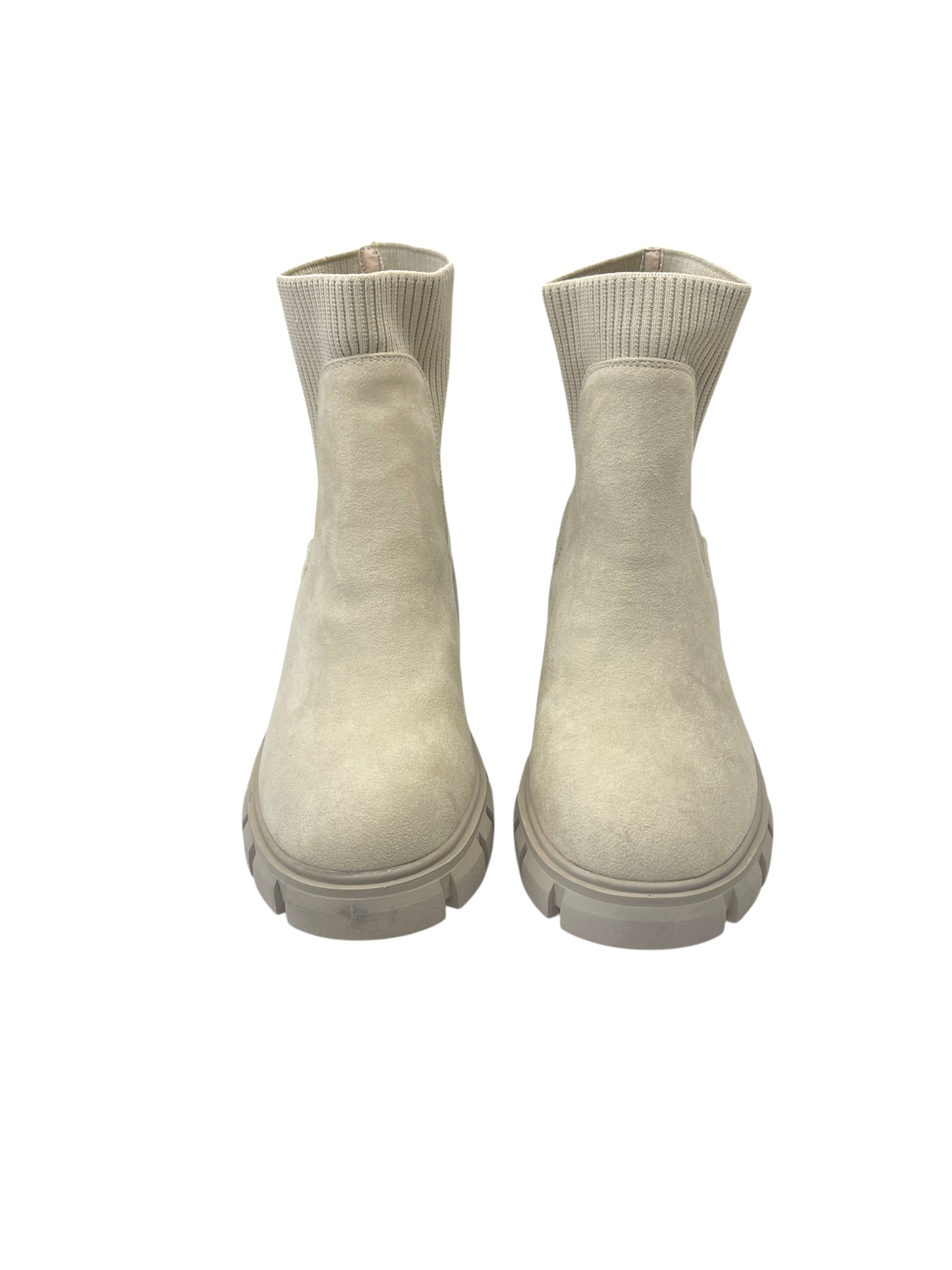 Boots Combat By Simply Jules In Cream, Size: 7.5