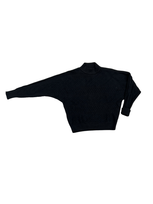 Sweater By Clothes Mentor In Black, Size: L