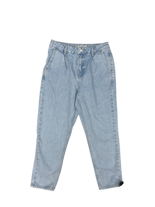 Jeans Straight By Topshop In Blue Denim, Size: 28