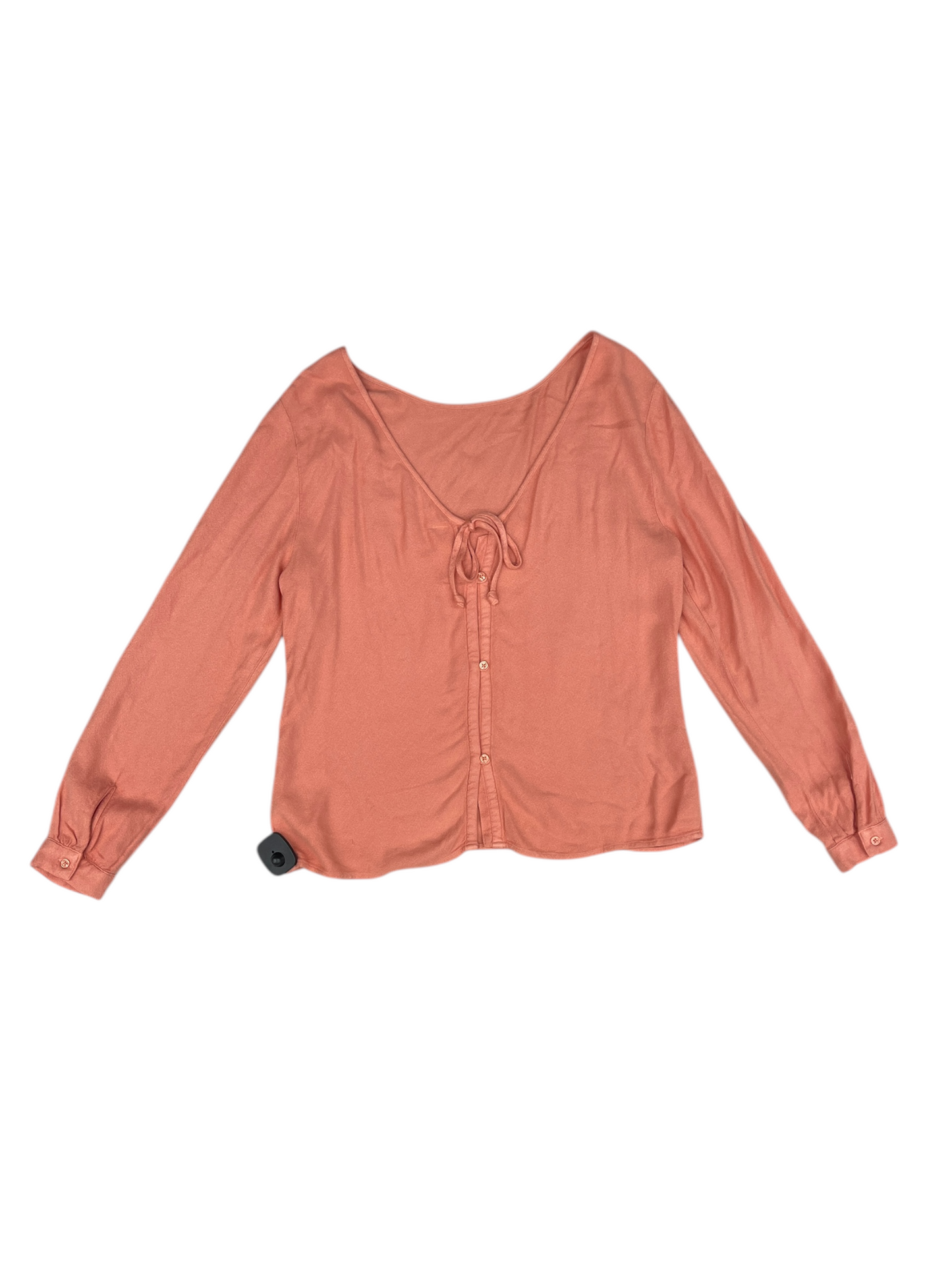 Top Long Sleeve By Cloth & Stone In Orange, Size: S