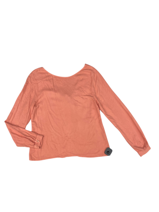 Top Long Sleeve By Cloth & Stone In Orange, Size: S