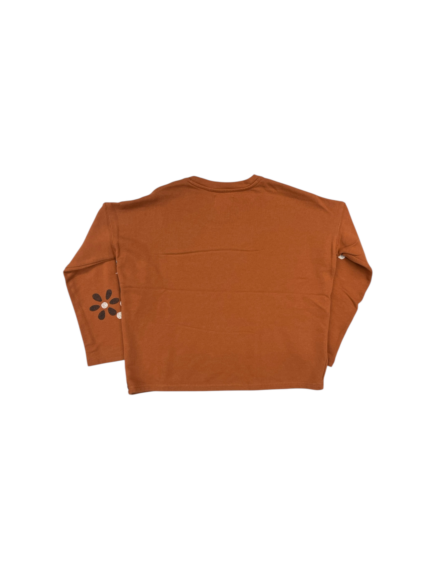 Sweatshirt Crewneck By Madewell In Orange, Size: Xs